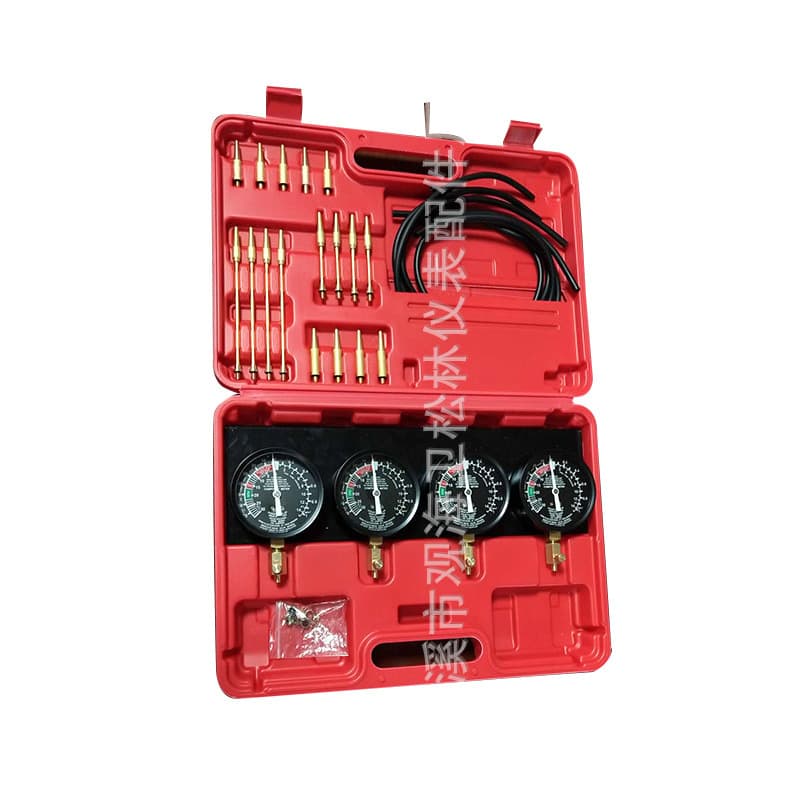 Four-cylinder motorcycle balancer, carburetor vacuum gauge, synchronous vacuum suction gauge, automotive maintenance and repair tools.