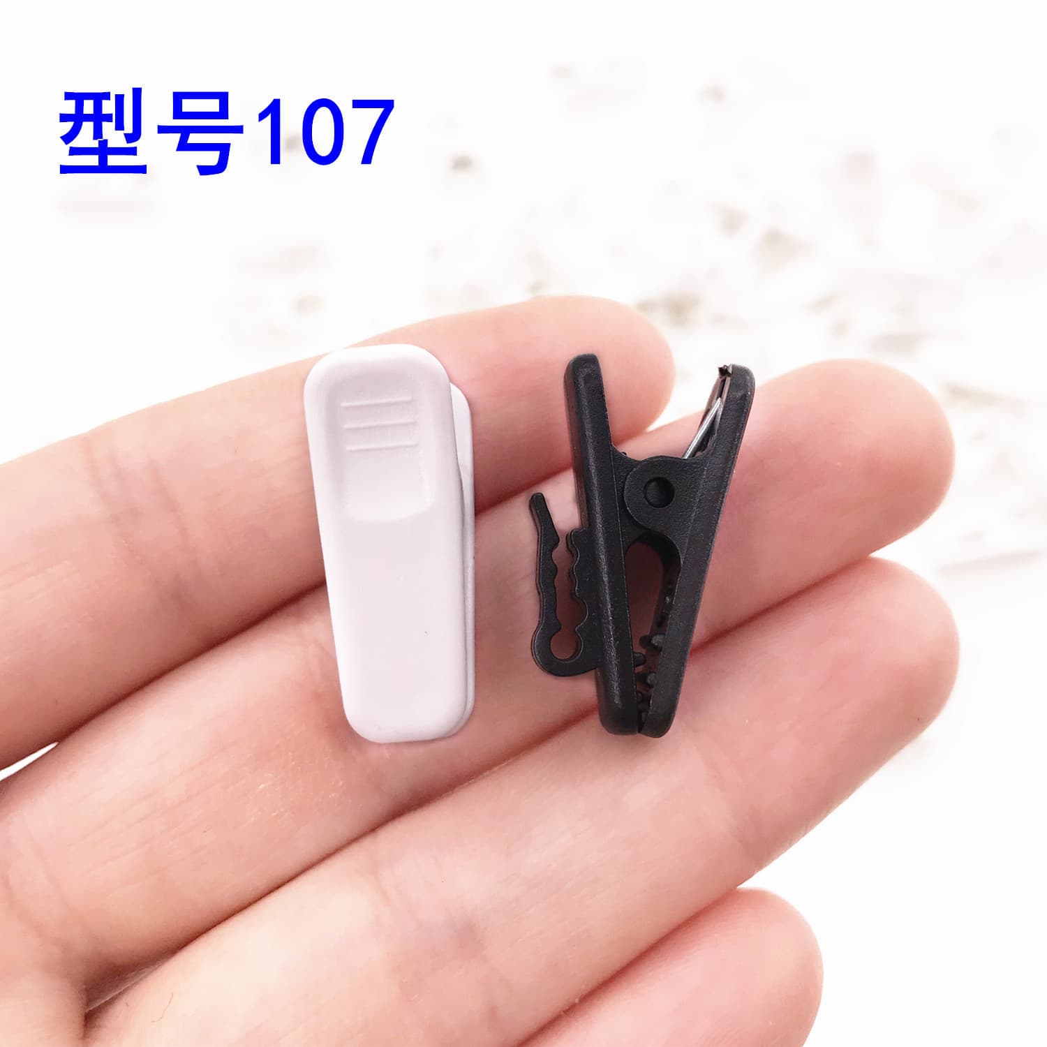 Headphone cord clip 107 earbud type in-ear headphone cord fixed collar clip