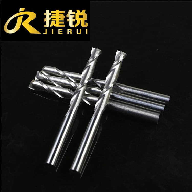 3.175 Double-Flute Spiral Flat End Mill, MDF/Acrylic Cutting Cutter, CNC Engraving Machine Tool