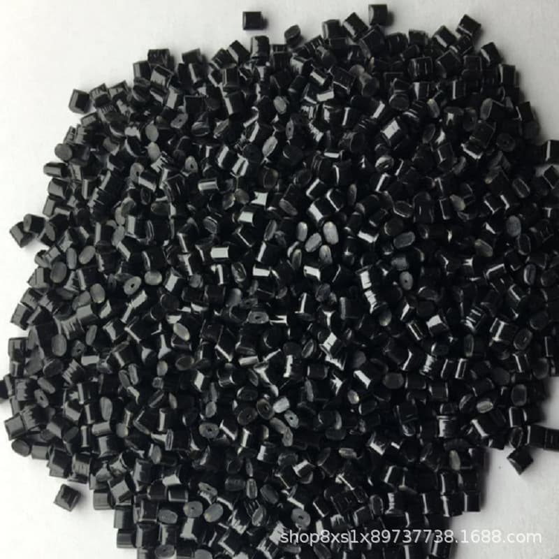 New product launch, first-grade recycled plastic 475 flame retardant V0 black shell for electronic products, PS flame retardant recycled material