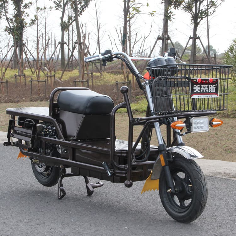Cross-border Exclusive Heavy-Duty Electric Scooter Large Flatbed Electric Motorcycle Takeout Delivery Cargo Electric Bike Wholesale
