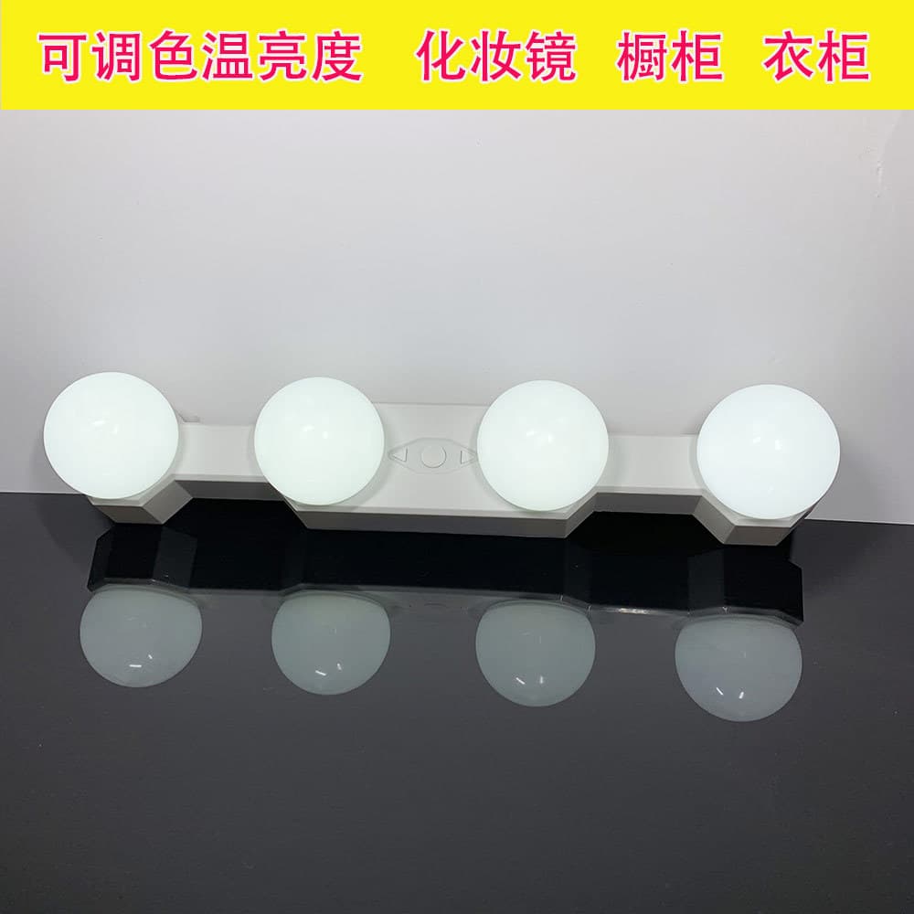 LED Mirror Light with Portable Charging Makeup Fill Light, Suction Cup Mirror Lamp for Vanity