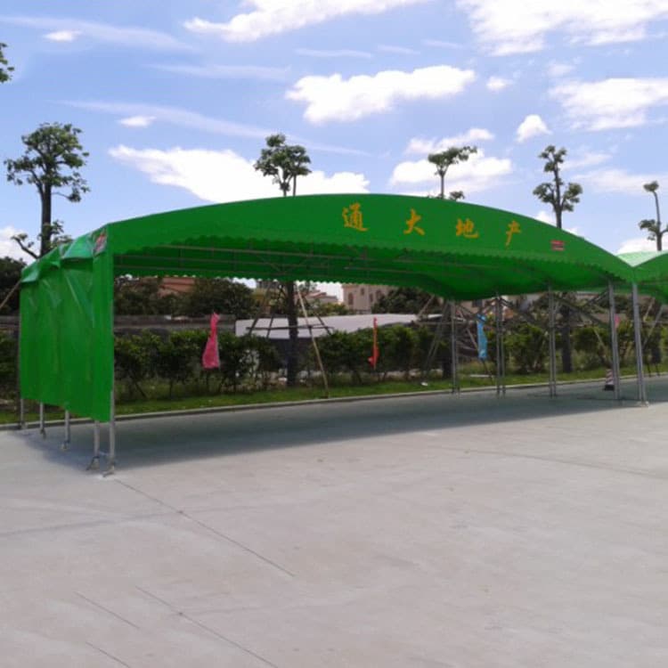 High-quality Outdoor Sliding Canopy Wholesale, Mobile Banquet Tent, Moving Carport, Ground Rail Track Tent