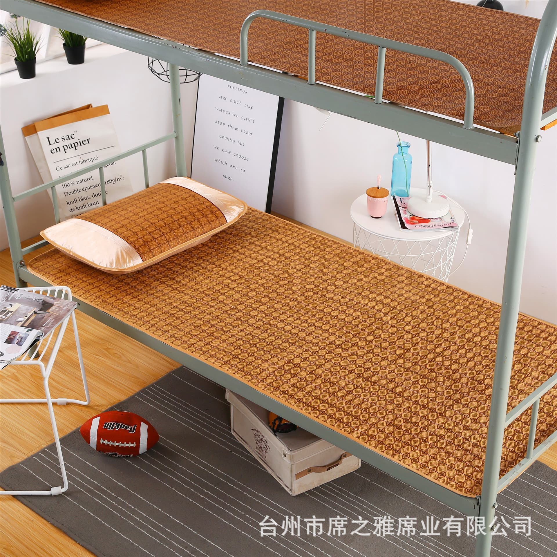 Summer Cooling Mat 90cm Student Single Dorm 0.9m Foldable Soft Mat 1.2 Rattan Mat 1.8m Double 1.5