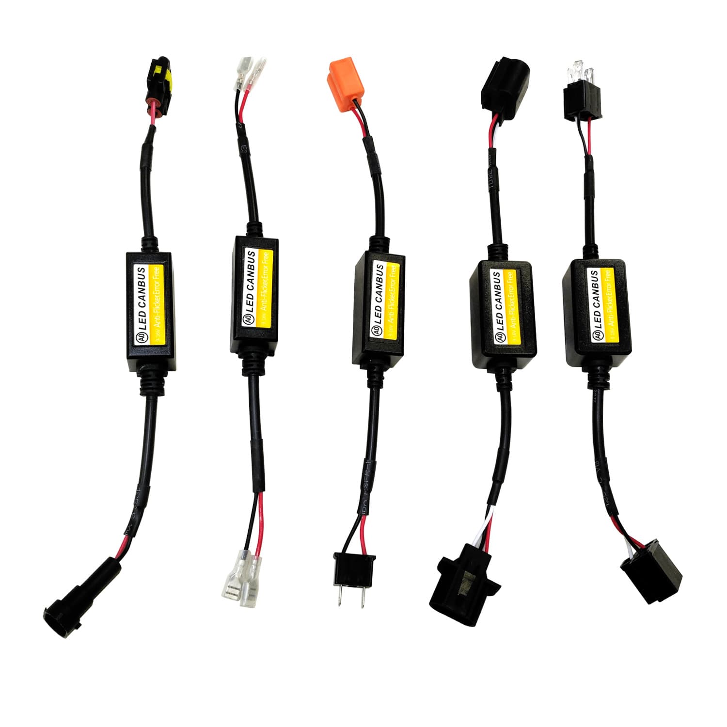 Cross-border wholesale of LED car headlight decoders, EMC filters, radio anti-interference devices, LED headlights H7 and H4
