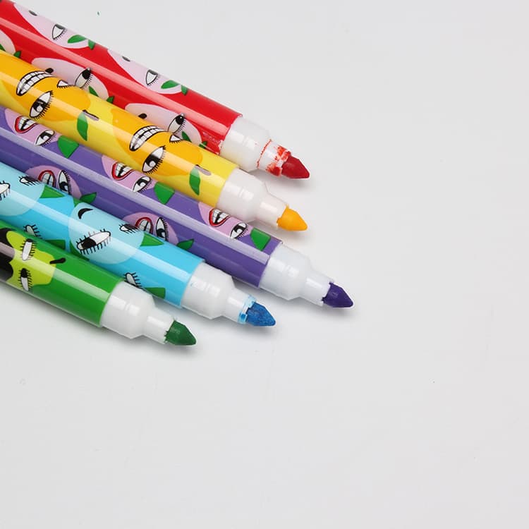 Student Use Children's Thick-Tip Painting Set, Washable Soft-Tip Broad-Tip Color Markers