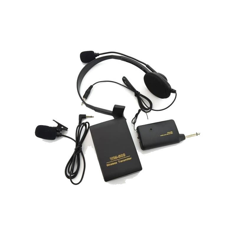 Enping Factory Cross-Border Wireless Microphone Headset Lavalier Clip-On Microphone Wireless Lavalier Microphone Bodypack Chest Mic