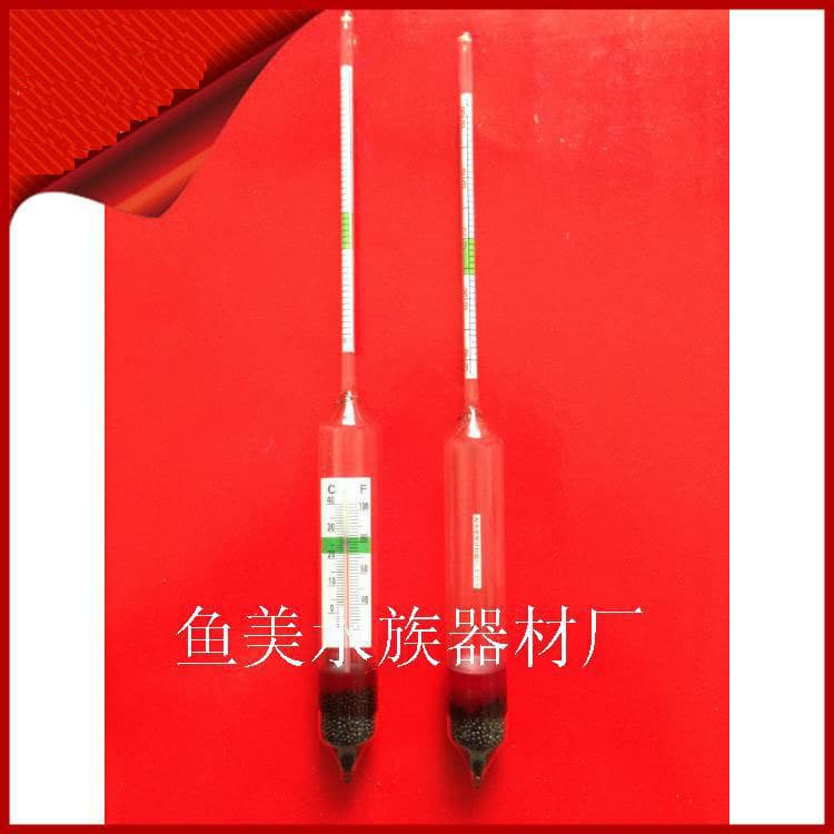 Manufacturer supplies seawater hydrometers, internal scale glass thermometers for accurate aquarium temperature measurement