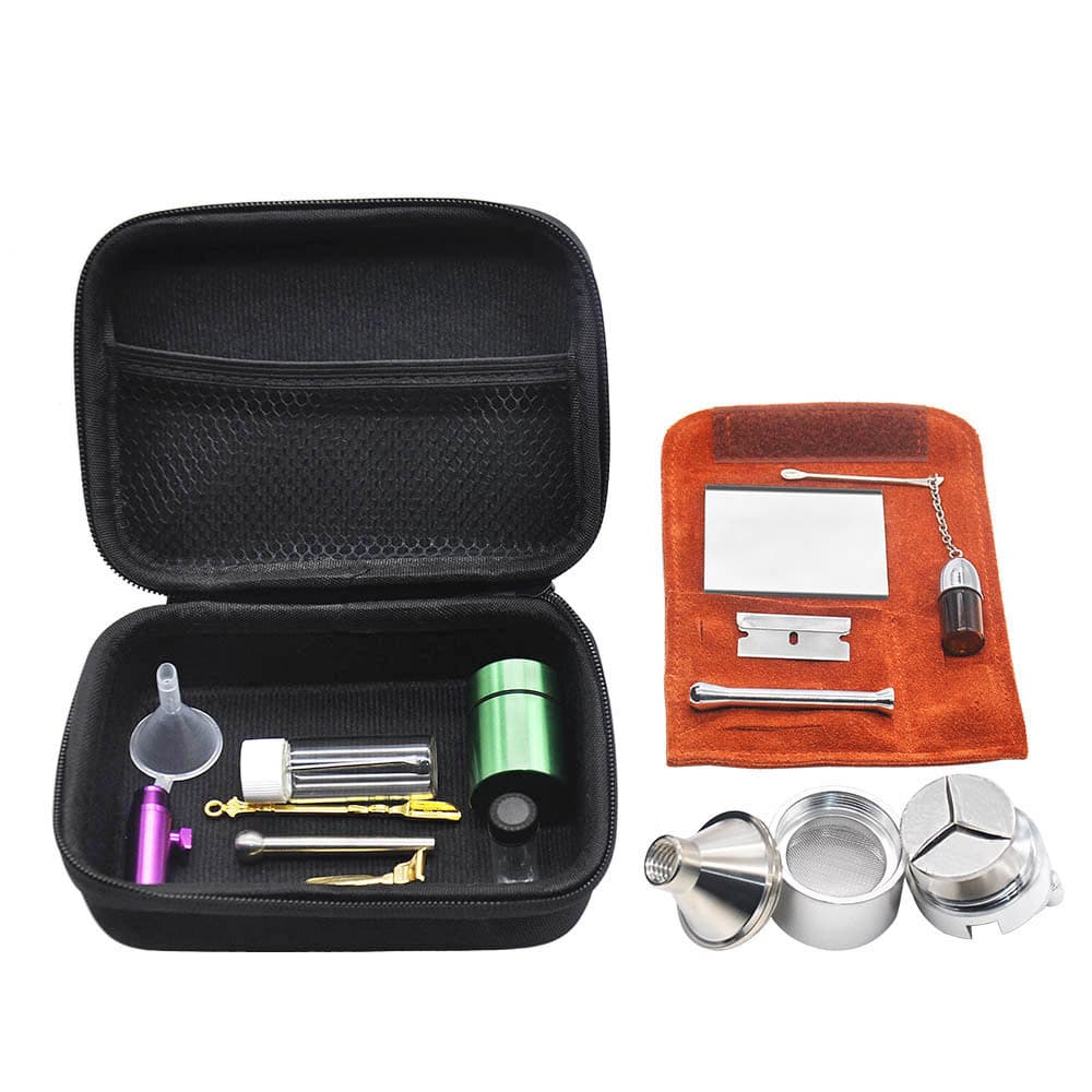 Hot-selling Tool Kit Set Multi-style Smoking Accessories Set Grinding Snuff Set