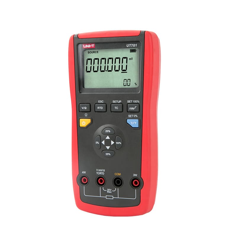 Unilide UT701 thermocouple temperature calibrator high-precision adjustable calibrator thermal resistance output calibration