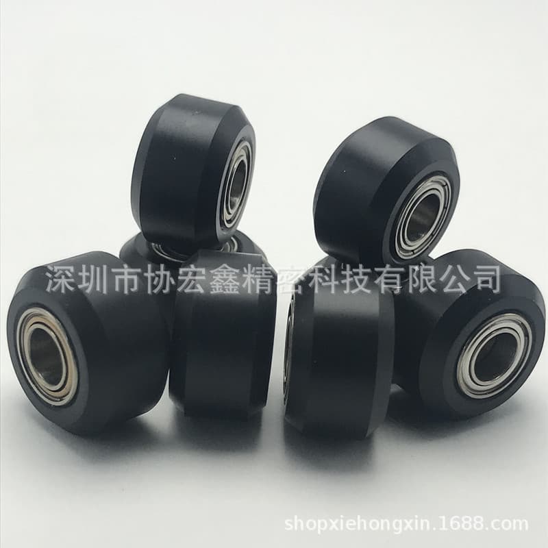 3D Printer Pulley Photography Equipment Pulley Laser Engraving Machine Pulley Track Pulley Accessories Rubber-Coated Bearing