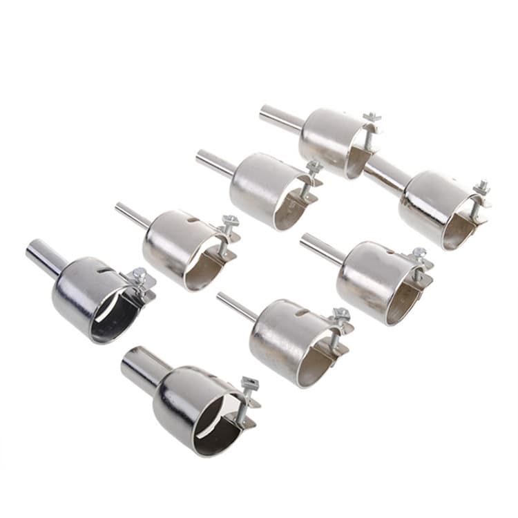 8-piece nozzle set for 850 hot air guns, universal round nozzles for desoldering stations