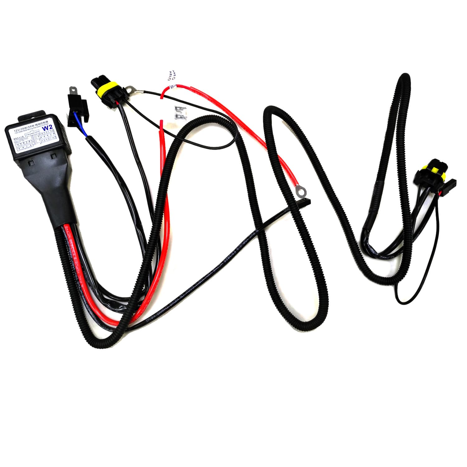 Cross-border Wholesale H4 Xenon Lamp Wire Retractable Light Spotlight Wire Set Swivel Light Harness Xenon Light Modification Wire Lens Wire