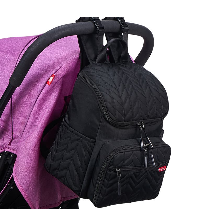 Fuerli Mommy Bag Creative Embroidered Diaper Bag Large Capacity Travel Baby Bag Wet and Dry Separation Infant Backpack