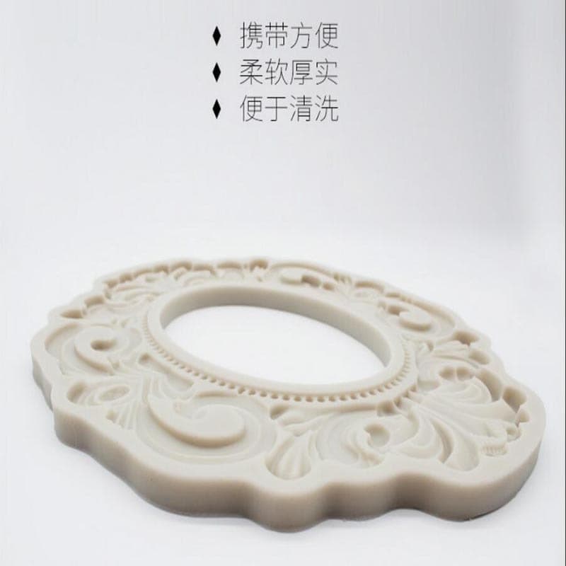 New Picture Frame Silicone Mold, Fondant DIY Polymer Clay Resin Casting Tool