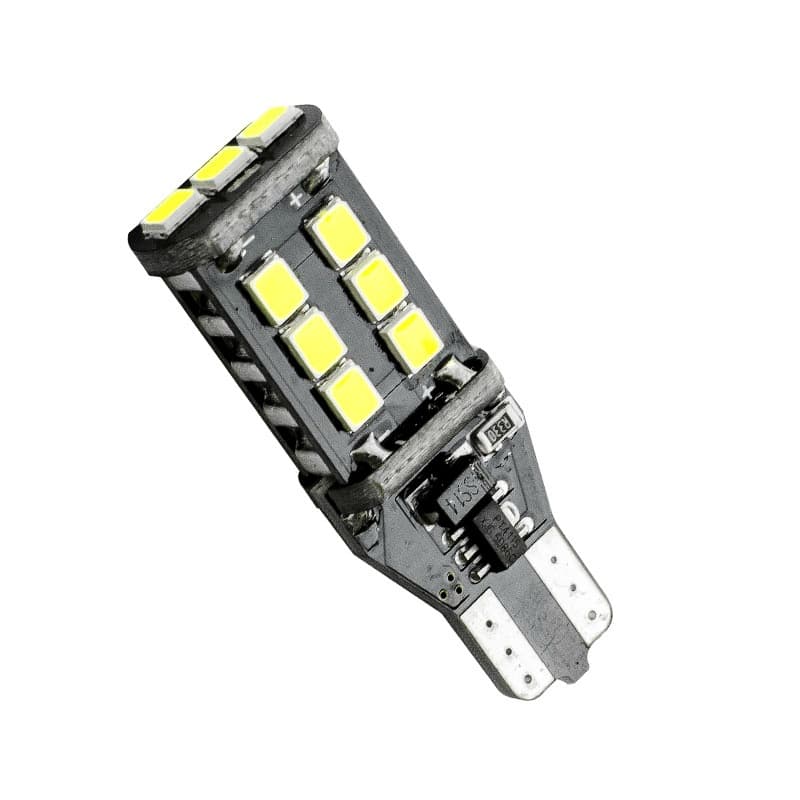 Decode car led light bulb Canbus W16W T15 2835 15SMD led brake light reversing light