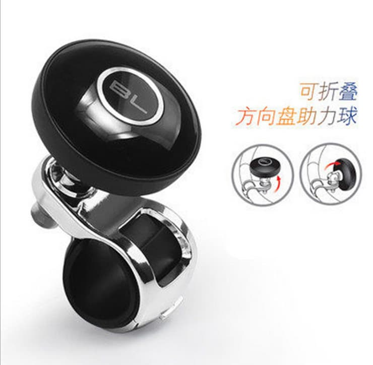 Car Steering Wheel Spinner Knob Premium Effortless Turning Knob Direction Control Ball Aluminum Alloy Steering Assist Knob