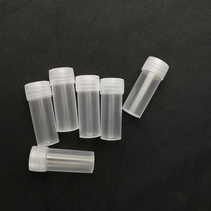 5g small plastic jar with lid, transparent 5g refillable container, thickened 5g plastic pot, 5ml small bottle