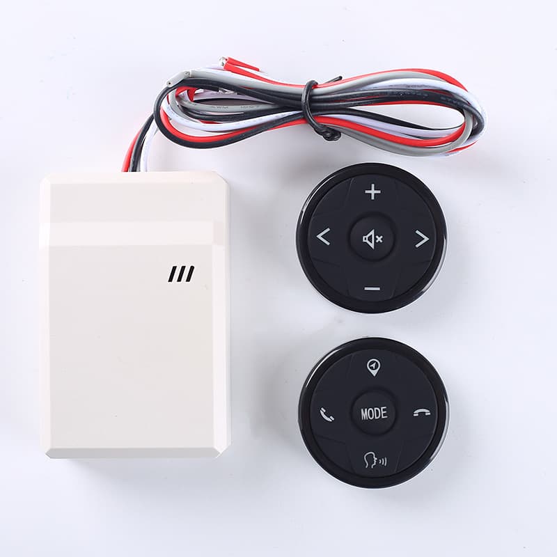 SOURCE Factory Direct sales universal square control steering wheel controller universal wireless multi-function DVD navigation button