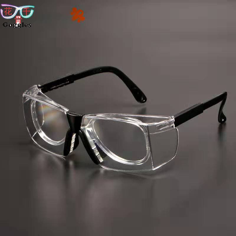 In-stock industrial glasses, comprehensive protective eyewear, splash-proof goggles, compatible with prescription frames, adult version