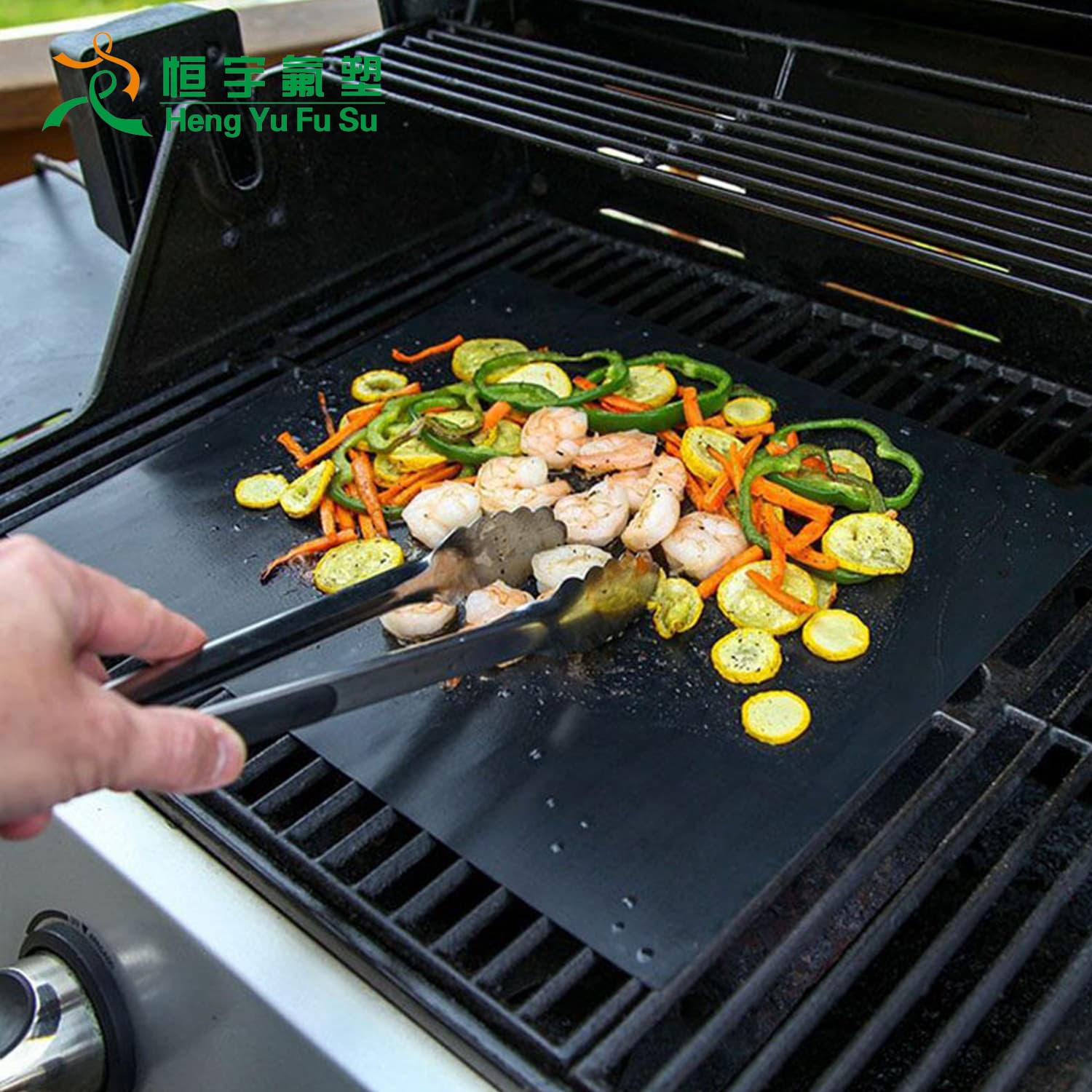 Teflon BBQ Mat, BBQ Grill Mat Non-Stick High-Temperature Cloth, Baking Parchment, Outdoor Grill Oven Mat