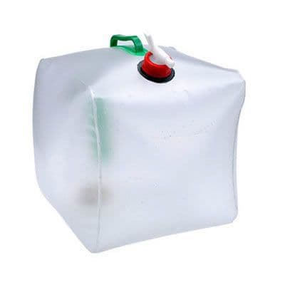 20L Foldable Water Bag Outdoor Portable Transparent PVC Water Bucket 10L for Long-Distance Travel and Showering Use