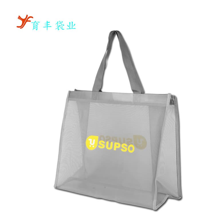 Mesh shopping bags, nylon mesh bags, gauze shopping bags for foreign nylon portable malls
