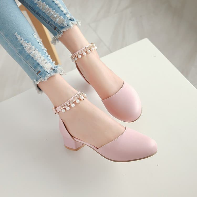 One-line buckle sandals, foreign trade toe-toe sandals, large size 40-43 women's shoes, side hollow low-heeled women's shoes, long-term production