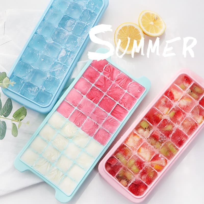 Silicone Ice Cube Mold, Food-Grade, Home DIY Ice Tray, Creative Small Ice Cube Maker, Quick Freeze