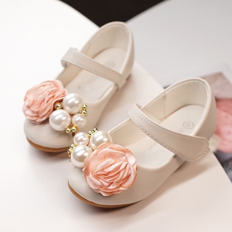 Girls Princess Shoes Kids Leather Shoes Flower Dress Shoes Baby Girls Dress Shoes