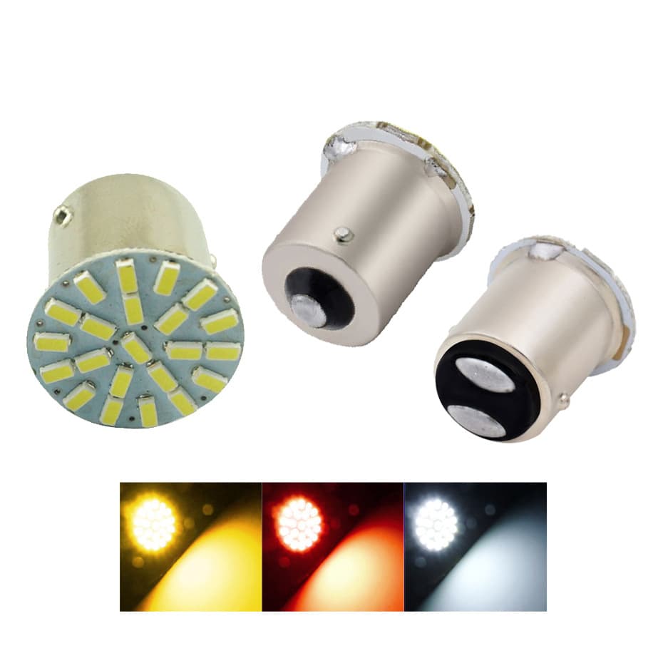 Car LED Reverse Light Turn Signal S25 1156 1206 22SMD Motorcycle S25 22LED Turn Signal