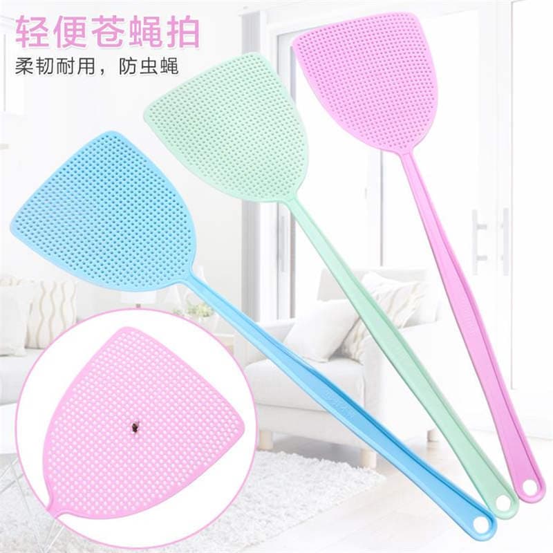 Colorful Long Handle Plastic Fly Swatter Manual Mosquito Killer from Manufacturer