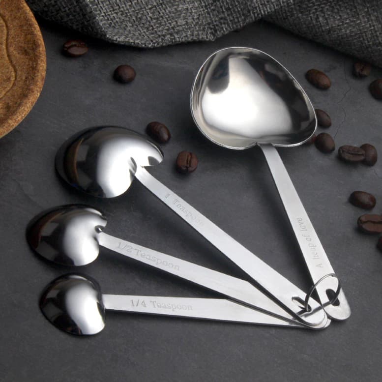 Daily Use Kitchen Baking Measuring Spoon Cup Set Stainless Steel Measurement Tools For Baking Cooking