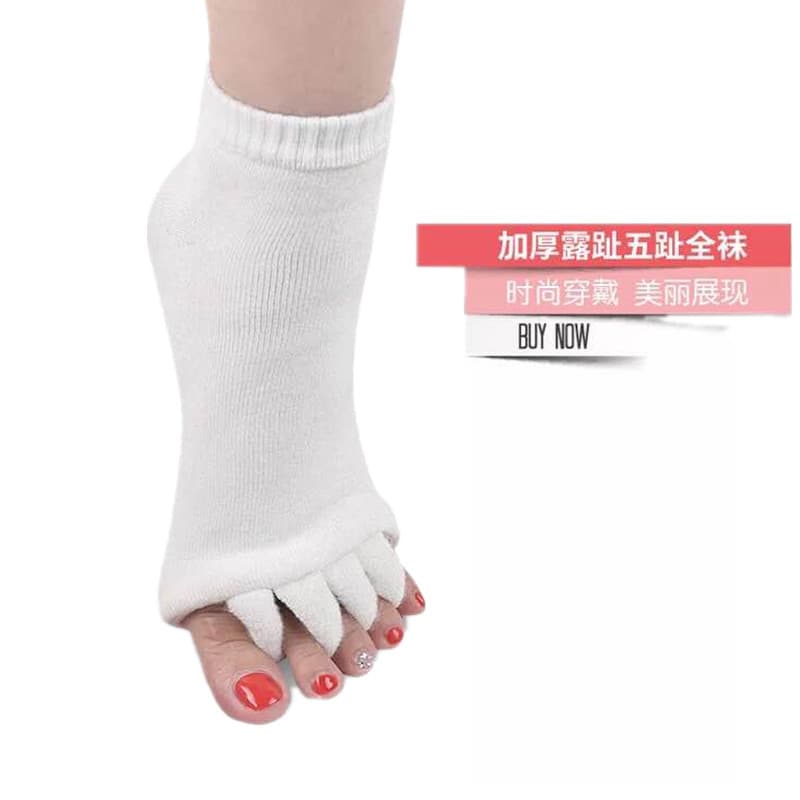 Cross-border wholesale, free shipping, yoga five-finger socks, split-toe socks, five-toe socks, open-toe socks, correcting bunions.