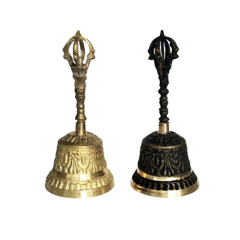 Brass Hand Bell Five-Strand Bell for Home, Store, and Meeting Use