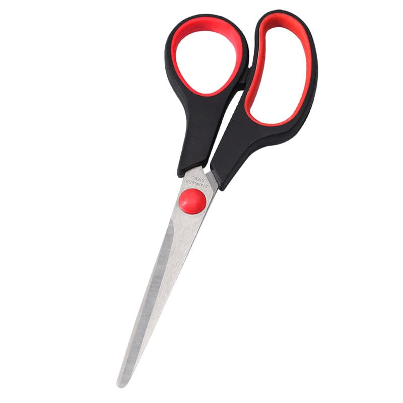 Factory Direct Stainless Steel Large and Small Handle Rubber-Plastic Scissors, Office Daily Use, Tailor Scissors, Student Handcraft