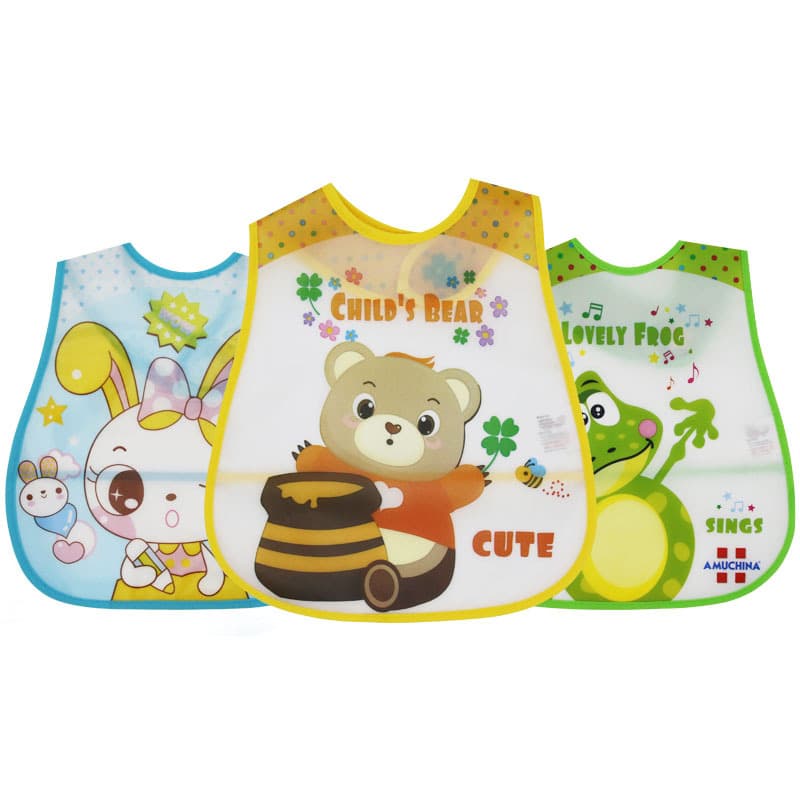 Factory Wholesale Waterproof Baby Bib, No-Wash EVA Feeding Bib, New Infant Bib Custom