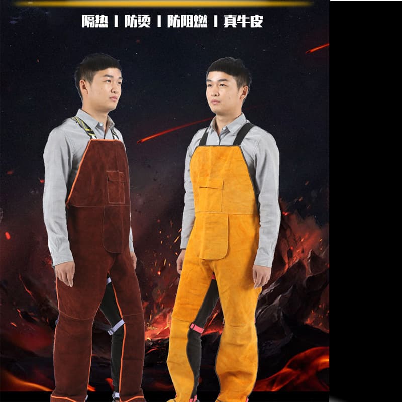 Supply of Leather Welding Protective Suit, High-Temperature Resistant Welder Workwear, Flame Retardant Anti-Scald Leather Apron