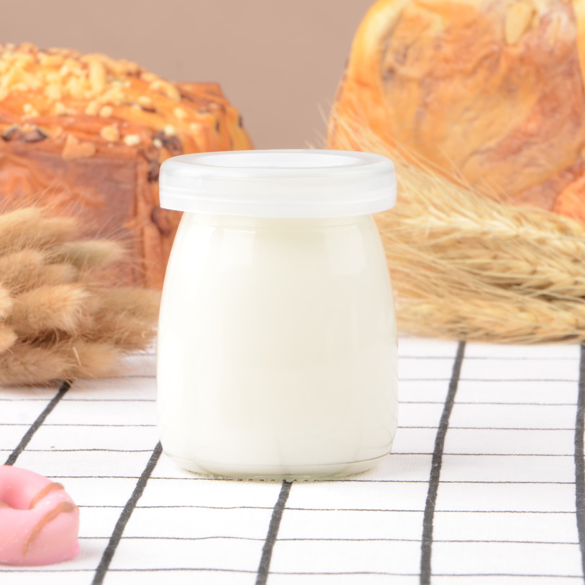 100ml pudding jar, 200ml clear pudding cup, baking mousse glass bottle, yogurt bottle, fresh milk bottle