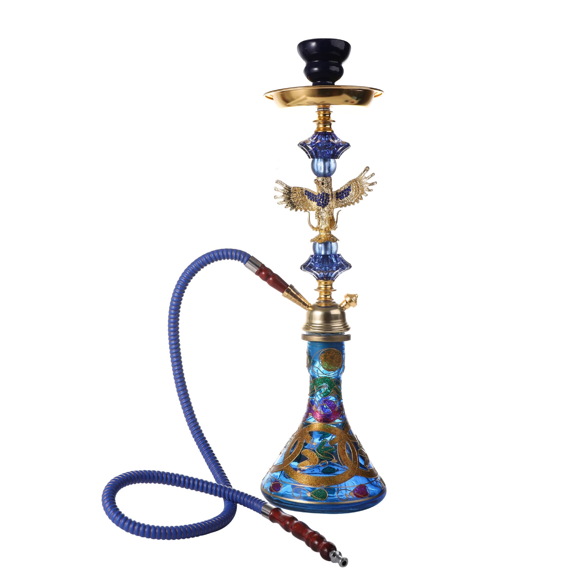 Arabic Hookah Water Pipe Ceramic Hookah Set with Full Accessories for Bars and Nightclubs Factory Direct