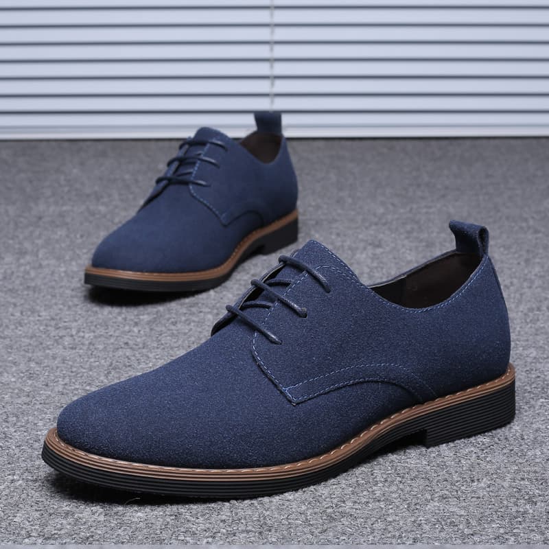 Long-term stock men's large size leather shoes, single shoes, suede casual shoes, British style leather shoes, men's export shoes size 48