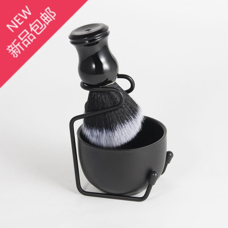 Shaving Brush Set Small Brush Cleaning Brush Badger Shaving Brush Soft Bristle Shaving Soap Bowl Razor Cleaning Brush