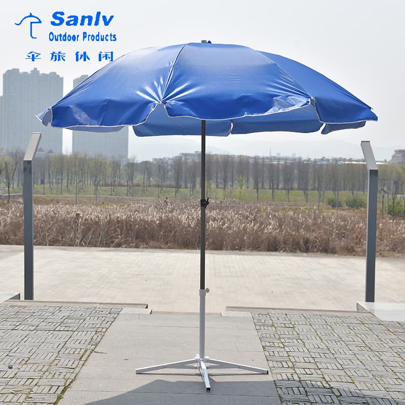 Outdoor Sun Umbrella Beach Umbrella OEM Custom Sun Protection Stall Center Pole Umbrella Advertising Sun Umbrella Processing Print Logo