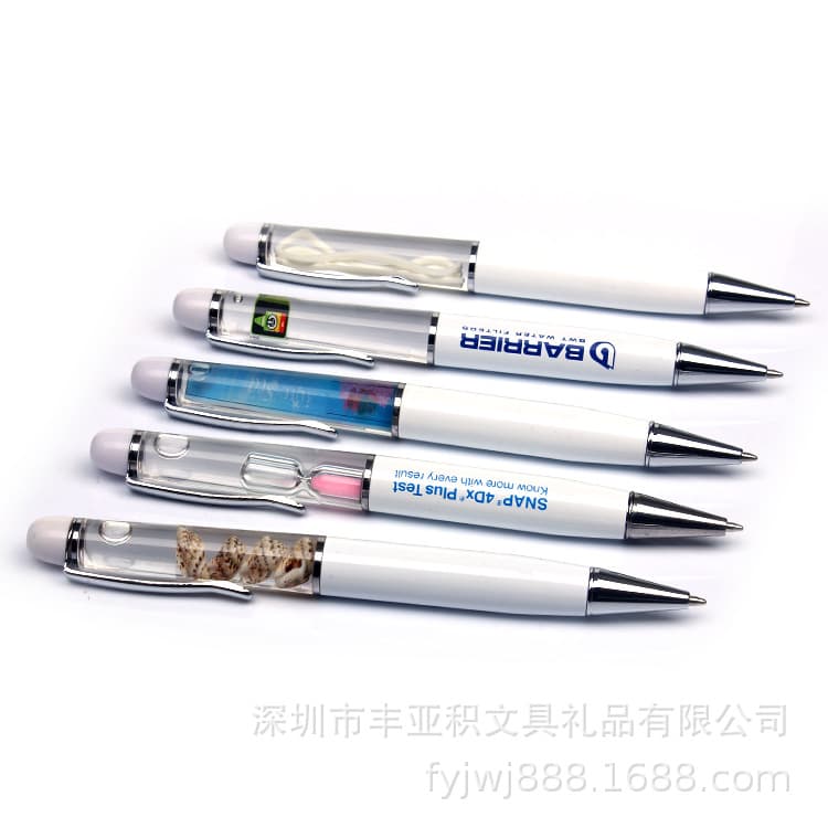 Creative 3D Floating Pen Oil-Filled Pen Advertising Gift Pen Business Writing Ballpoint Pen Floating Pen