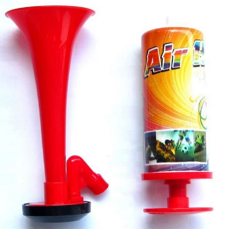 Festival Celebration Sports Event Vuvuzela Hand-Pushed Horn Fan High Decibel Extra Loud Cheering Horn