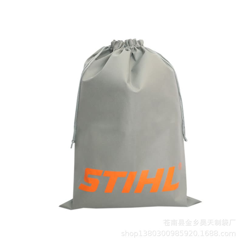 Drawstring non-woven drawstring gift bag Non-woven laundry bag Dust-proof non-woven shoe bag Can be printed with logo