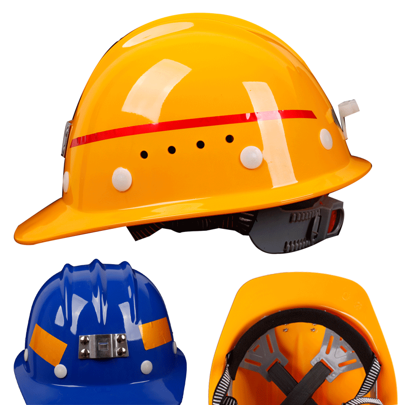 Strictly Selected ABS Mining Miner Safety Helmet for Coal Mine Underground Construction, Night Work, with Headlamp Mount and Printing