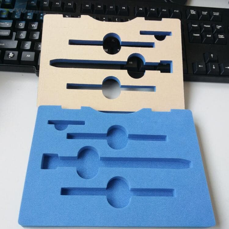 Perfume Box EVA Liner Packaging, Engraved EVA Slotted Stamping Process Molded Toolbox Liner Custom Shape