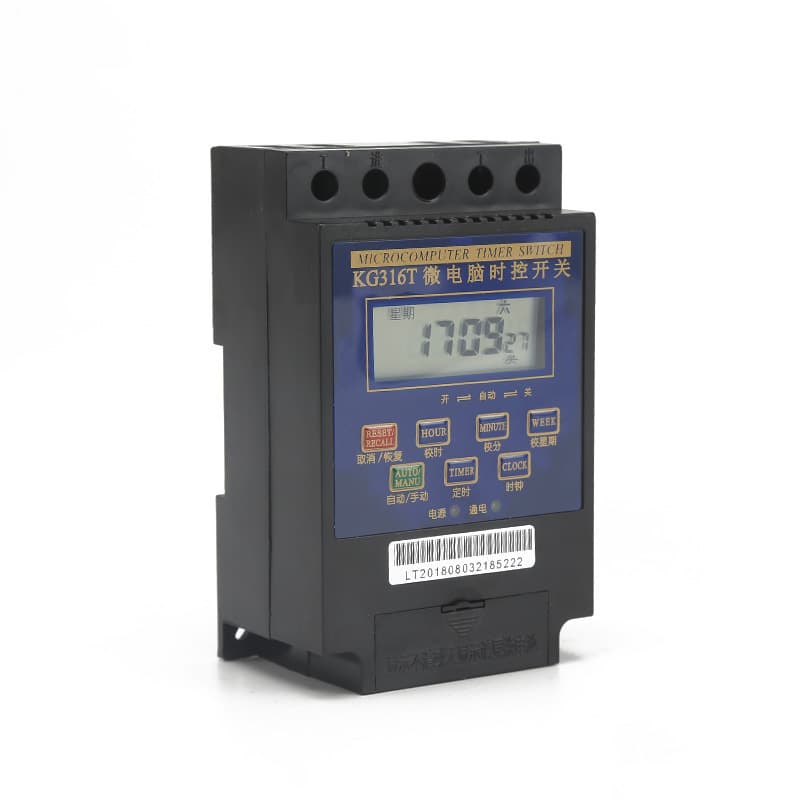 Wholesale KG316T Rail-Mounted Time Switch 10-Group Timer Timer 220V Microcomputer