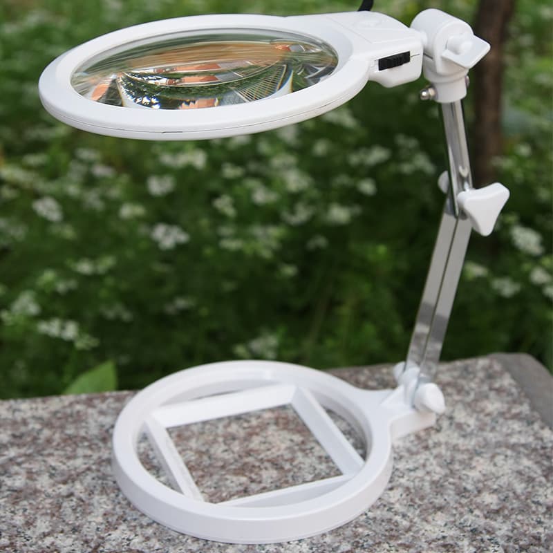 HD 130mm large mirror desktop magnifying glass reading electronic circuit board repair cross stitch 3B-1A magnifying glass